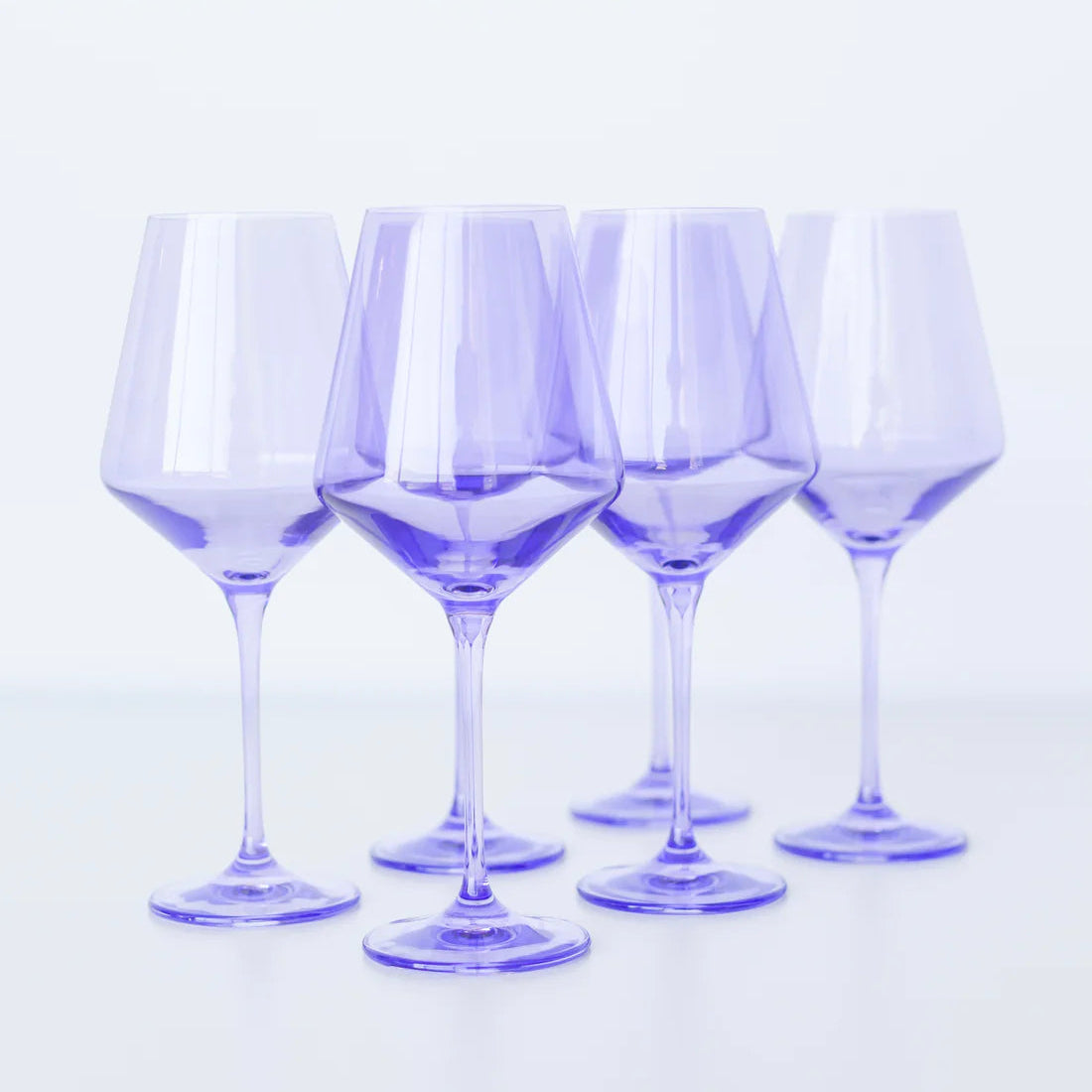 Lavender Wine Stemware