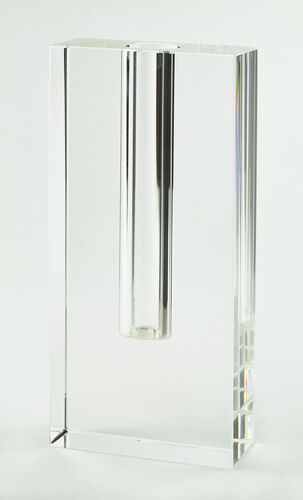 Tizo | Crystal Rectangle Vase, Tall – 8″ H