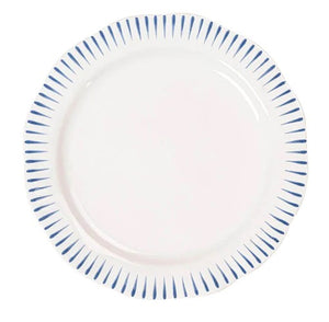Juliska Sitio Stripe Delft Blue Salad/Dessert Plate