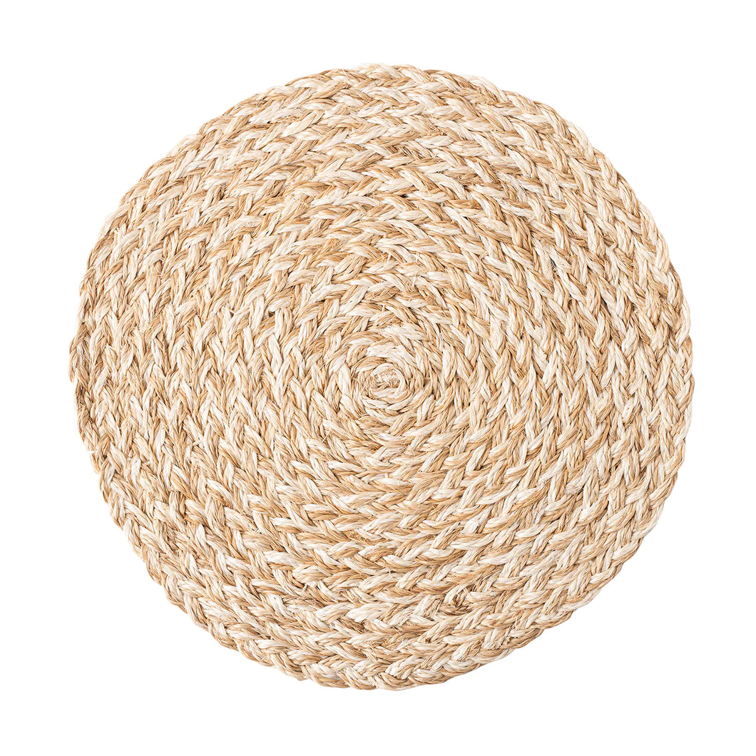 Juliska | Woven Straw Placemat - Whitewash
