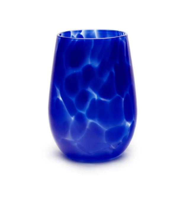 Saban Cobalt Blue Stemless Wine