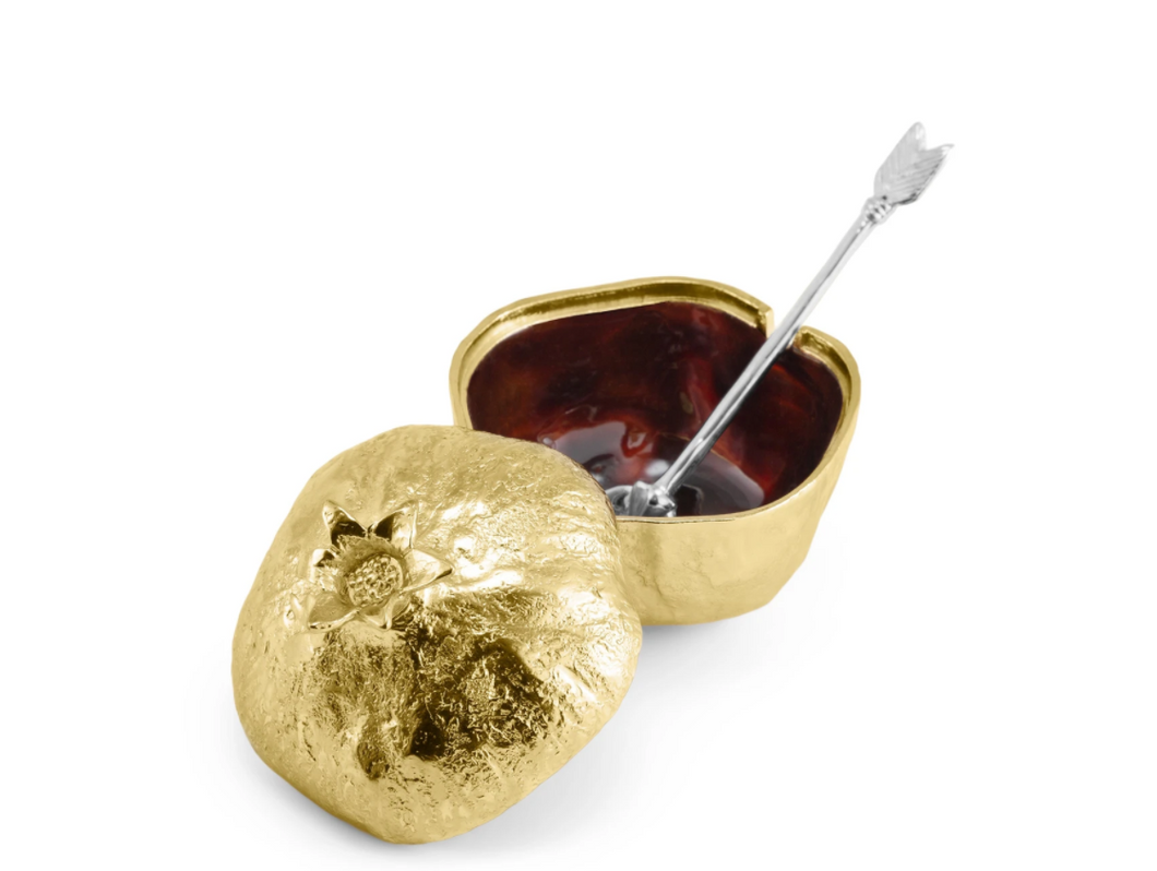 Michael Aram Pomegranate Mini Pot with Spoon