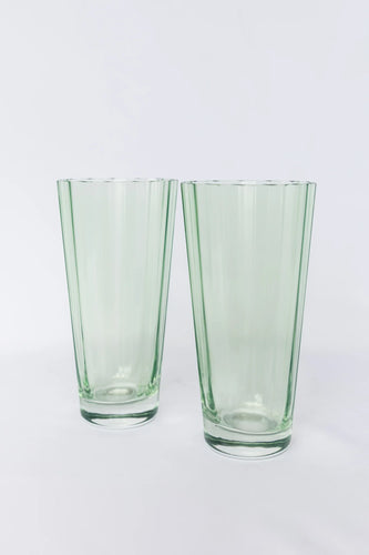 ESTELLE COLORED SUNDAY HIGH BALLS - SET OF 2 {MINT GREEN}