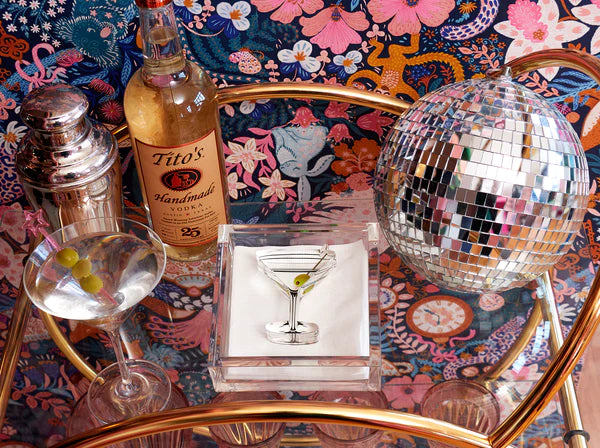 Martini Decorative Acrylic Block