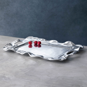 VENTO Rebecca Medium Rectangular Tray with Handles - MEDIUM