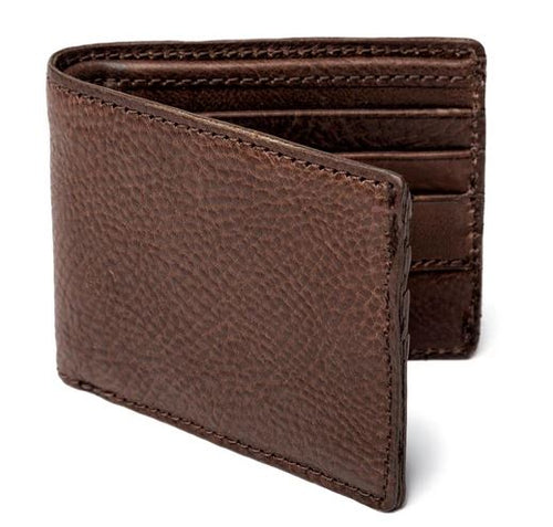 Mission Mercantile Campaign Leather Bi-Fold Wallet