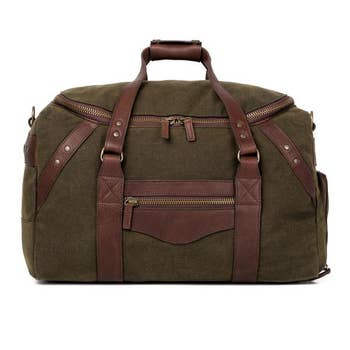 Campaign Waxed Canvas Medium Field Duffle Bag