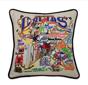 Catstudio Dallas Hand Embroidered Pillow