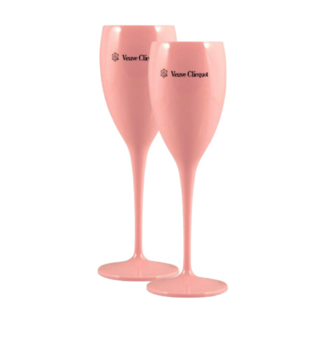 Pink Champagne Flutes (Set of 2)